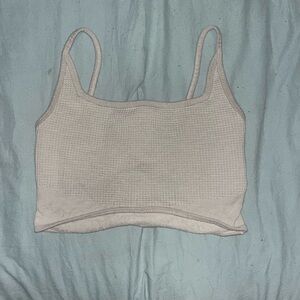 Gymshark Gray Ribbed Crop Camisole